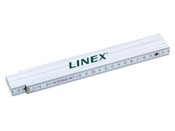 Linex 400100935, Skaler lineal, Træ, Hvid, cm, 260 mm, 60 mm