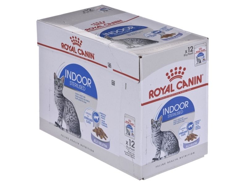 Royal Canin Indoor Sterilised Jelly Adult Vådfoder Til Kat - 12X85 G