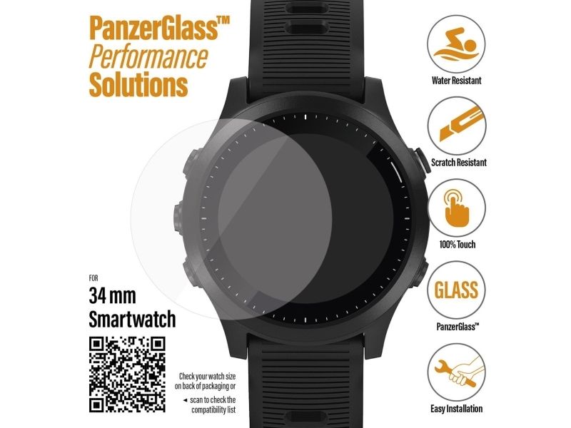 Panzerglass Szkło Hartowane Galaxy Watch 3 34Mm Garmin Forerunner 645/645 Music/Fossil Q Venture Gen 4/Skagen Falster 2"