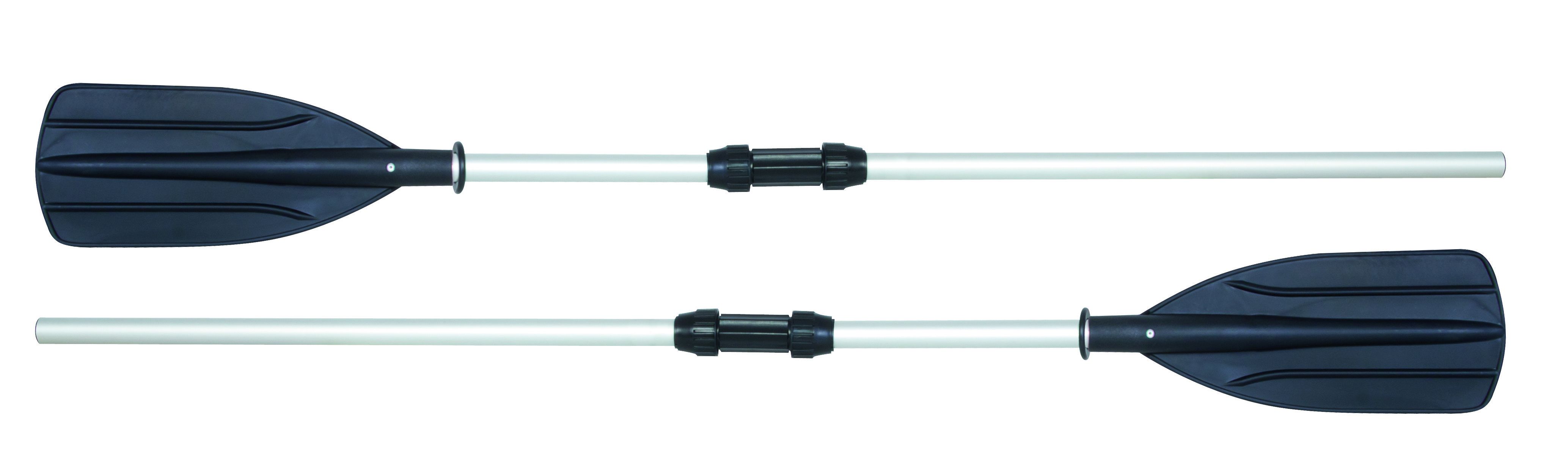 Bestway 62064, Flerfunktionspaddel, Svart, Metallisk, Aluminium, 1450 mm, 2,18 m, 1,2 kg