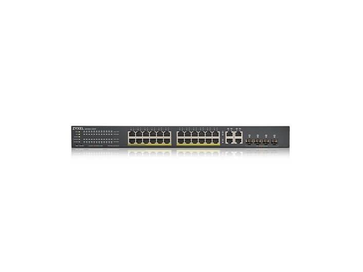 Zyxel Gs1920-24Hpv2, Managed, Gigabit Ethernet (10/100/1000), Power Over Ethernet (Poe), Rack-Einbau