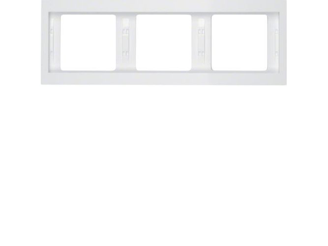Berker 13737009, Hvid, Termoplast, Skrueløs, Berker, Blank, K.1