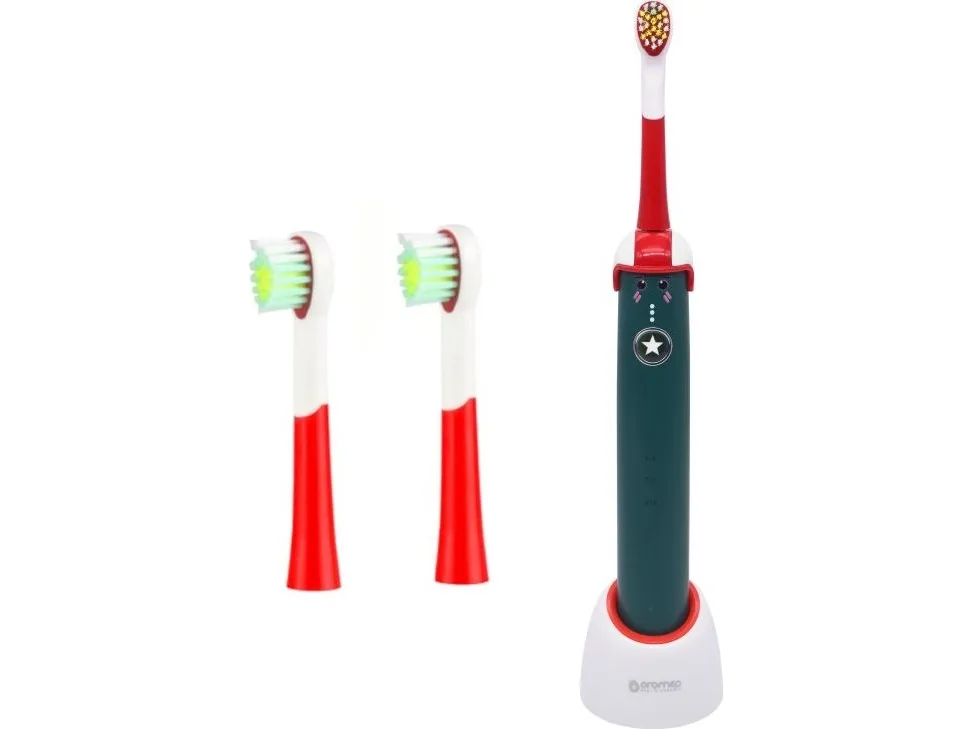 Oromed Oro Sonic Boy Electric Toothbrush Child Sonic Toothbrush Green Red White