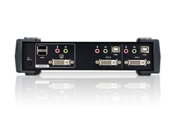 ATEN CubiQ CS1762A - Omkopplare för tangentbord/video/mus/ljud - 2 x KVM/ljud - 1 lokal användare - skrivbordsmodell | Datortillbehör - KVM & Switchar - Switchar | GameStuff