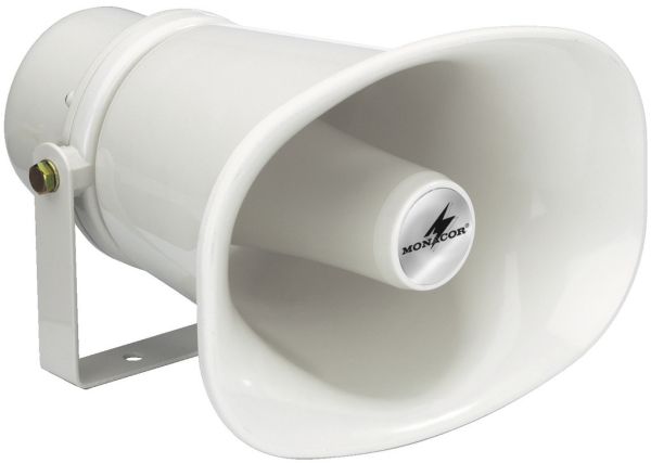 Monacor IT-115, Kan monteres på væggen, 15 W, 108 dB, 280 - 12500 Hz, Hvid, 225 mm
