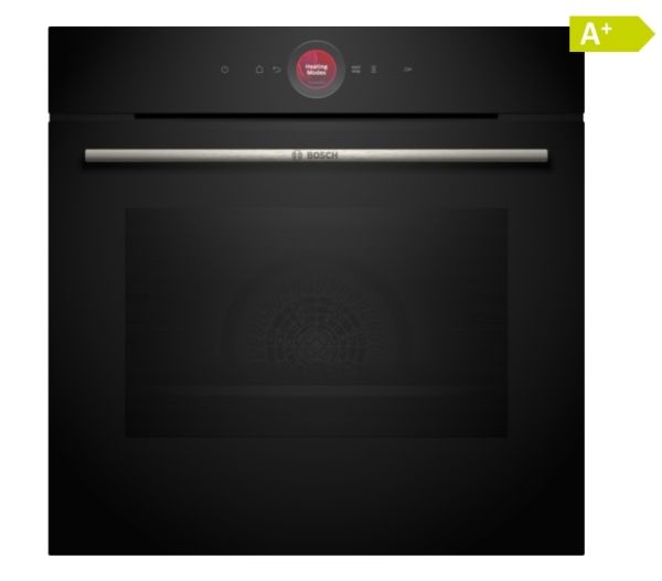 Bosch Serie | 8 HBG7221B1 - Ovn - til indbygning - Wi-Fi - niche - bredde: 56 cm - dybde: 55 cm - højde: 58.5 cm - med selv-rengøring - Klasse A+ - sort