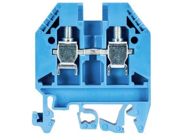 Wieland rækkeklemme WK 6/U/V0, 6mm², blå