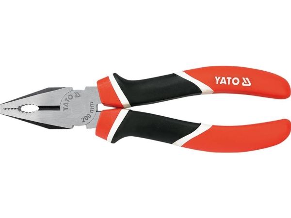 Yato Yt-1942, Prüfzange, 44 - 50, Chrom-Vanadium-Stahl, Polypropylen (Pp), Thermoplastischer Gummi (Tpr), Schwarz, Rot, Weiß, 200 Mm