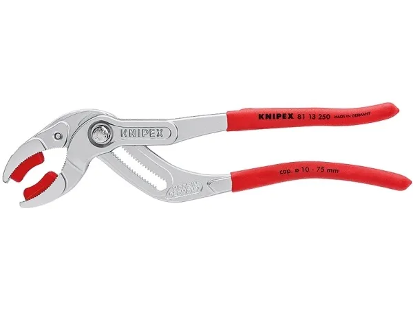 Knipex 81 13 250, Sifon tænger, 7,5 cm, Stål, Rød, 250 mm, 355 g