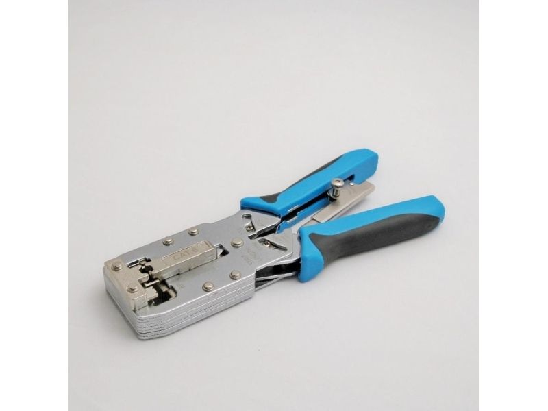 Netrack Modular Crimping Tool Rj45 8P+6P+4P+Amp Cat. 6, Pressure Control - Krimpudstyr
