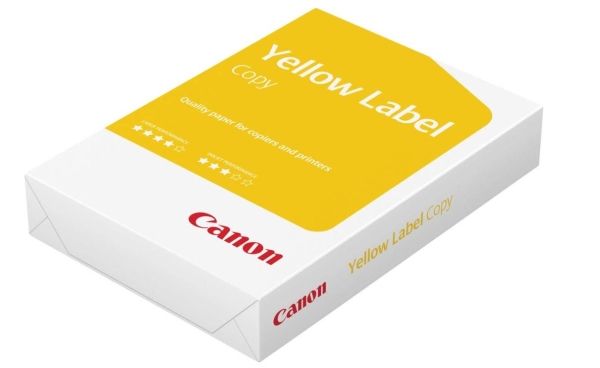 Canon Yellow Label - Papir - hvid - A4 (210 x 297 mm) - 80 g/m² - 500 ark almindeligt papir - for i-SENSYS LBP673dw PIXMA TS7450i billede