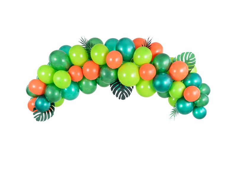 Grüne Ballongirlande