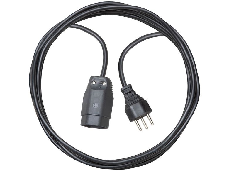 Brennenstuhl 1168442, 5 m, Hanstik/Hunstik, 230 V, 10 A, Sort