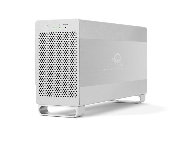 OWC Mercury Elite Pro Dual, HDD kabinet, 3.5, Serial ATA II, Serial ATA III, USB-tilslutning, Hvid