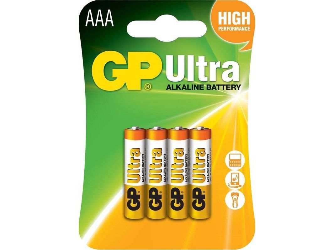 Gp Batteries Aaa Batterie Ultra Alkaline Mangan 1,5 V 4 Stk