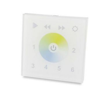 Synergy 21 Led Controller Eos 03 Dmx512 Dual White Cct Wall Switch Black