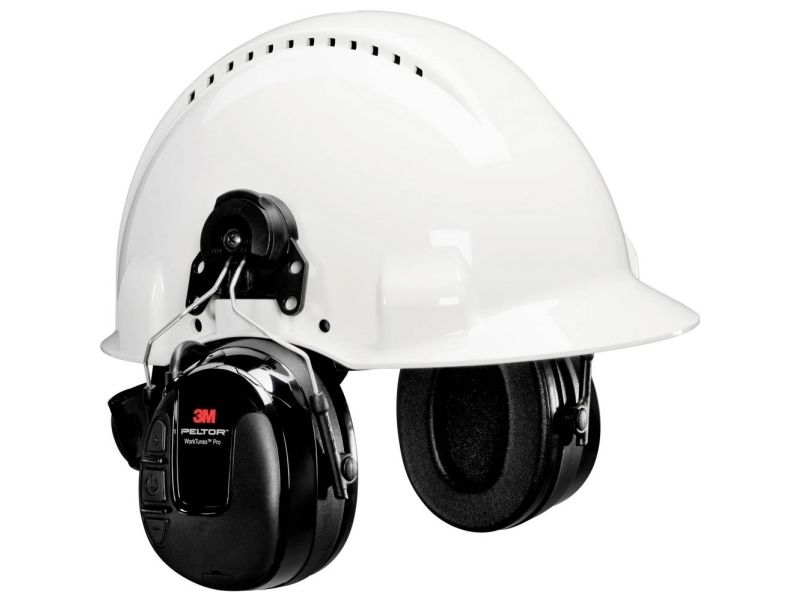 3M PELTOR WorkTunes Pro HRXS220P3E hörselkåpor 31 dB FM-radio hjälmfäste