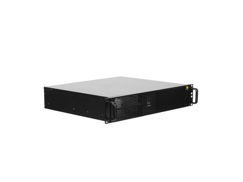 Netrack Servergehäuse – Rack-Montierbar – 2U – Mini-Itx/Micro-Atx – Kein Netzteil – Schwarz