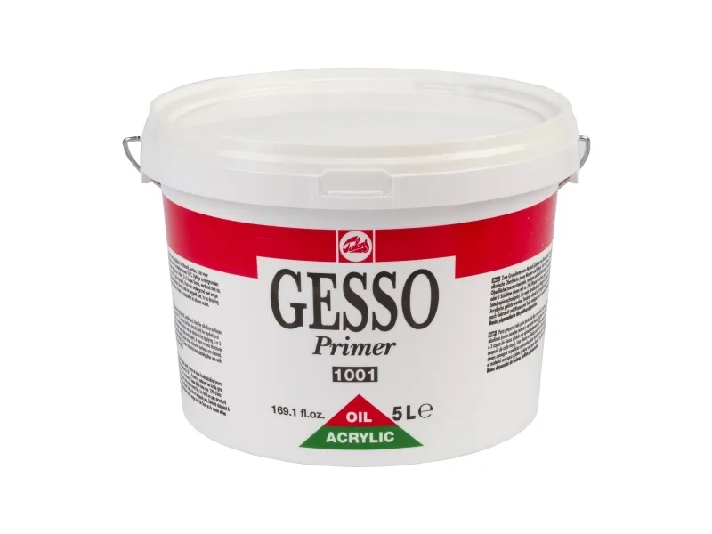 Talens Gesso Primer 1001 hink 5000 ml | Skola & Hobby - Konstmaterial - Tillsatser | GameStuff