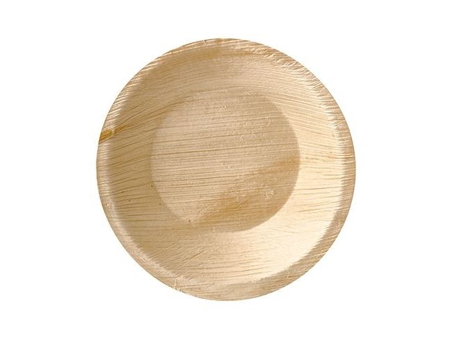Papstar 87194 - Skål - Rund - Palmeplanter - Naturlig - Ensfarvet - 25 stk (87194)