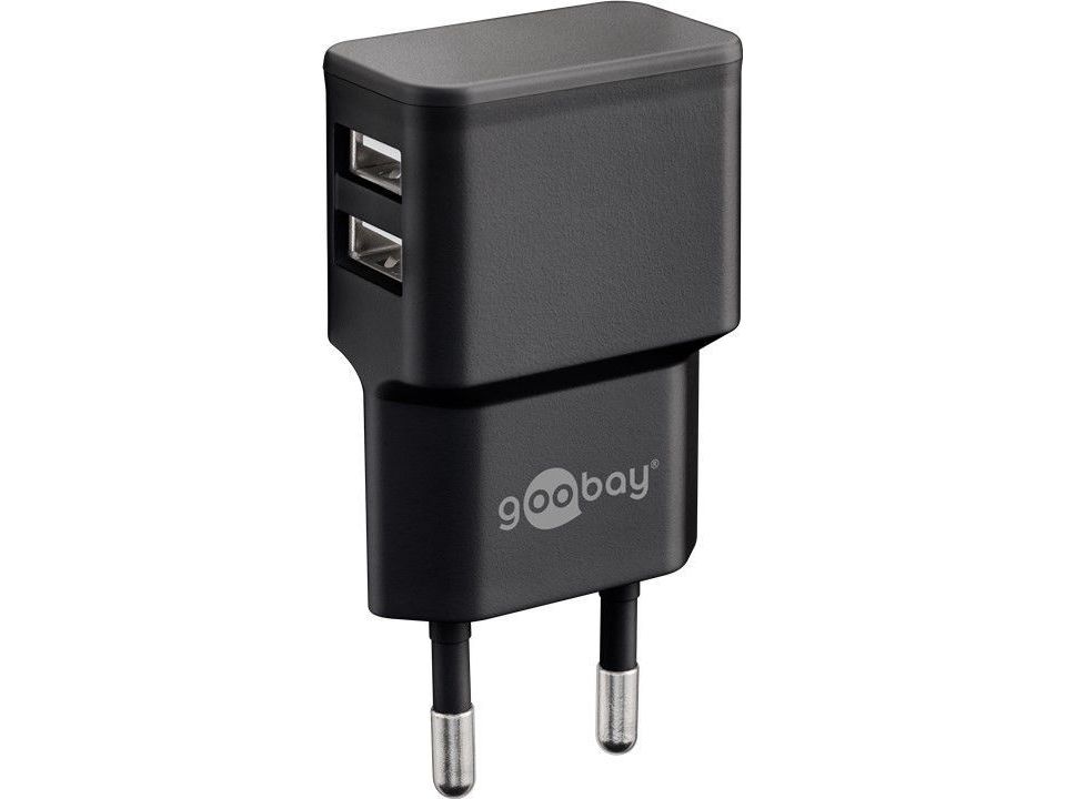 Goobay Dobbelt Usb-C 2,4 A Oplader