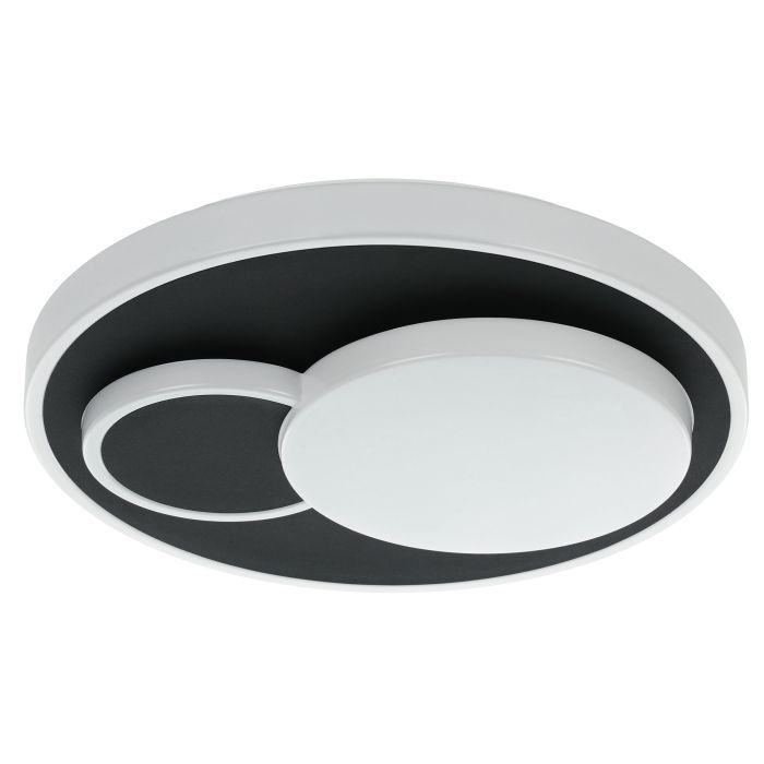 Eglo Lepreso Loft 2300Lm Ø380 Sort/Hvid
