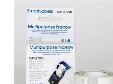 Seiko Instruments - Hvid - 9 X 71 Mm 150 Stk. Etiketter - For Smart Label Printer 120, 220, 620, 650Se, Ez30, Pro