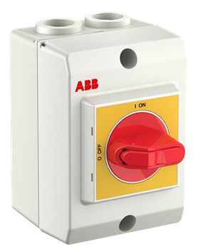 Abb Otp16ka3m, Drejekontakt, 3P, Plast, Hvid, Ip65, Finland