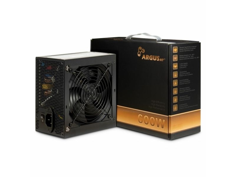 Argus BPS-600 - Nätaggregat (intern) - ATX12V 2.4 - 80 PLUS Bronze - AC 100/240 V - 600 Watt - aktive PFC