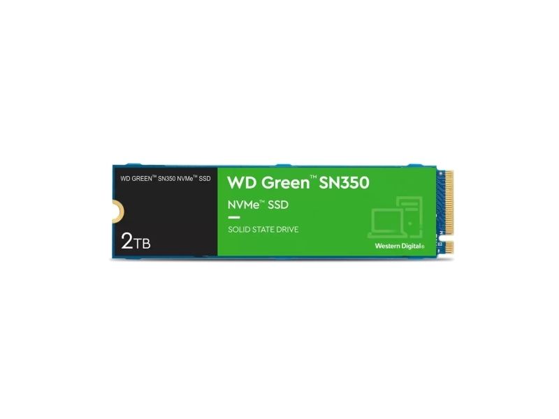 Wd Green Sn350 Nvme Ssd Wds200t3g0c-00Azl0 - Ssd - 2 Tb - Intern - M.2 2280 - Pcie 3.0 X4 (Nvme)