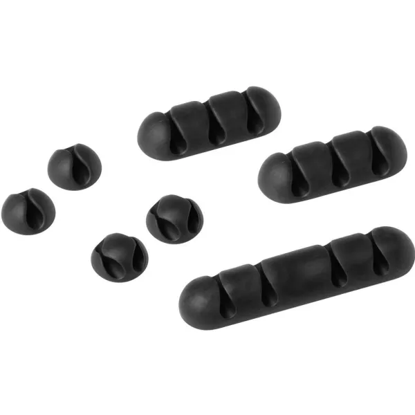 Kabelholder Durable Cavoline Clip Mix sort - (pakke á 7 stk.) | Möbler - Tillbehör - Skrivbordstillbehör | GameStuff