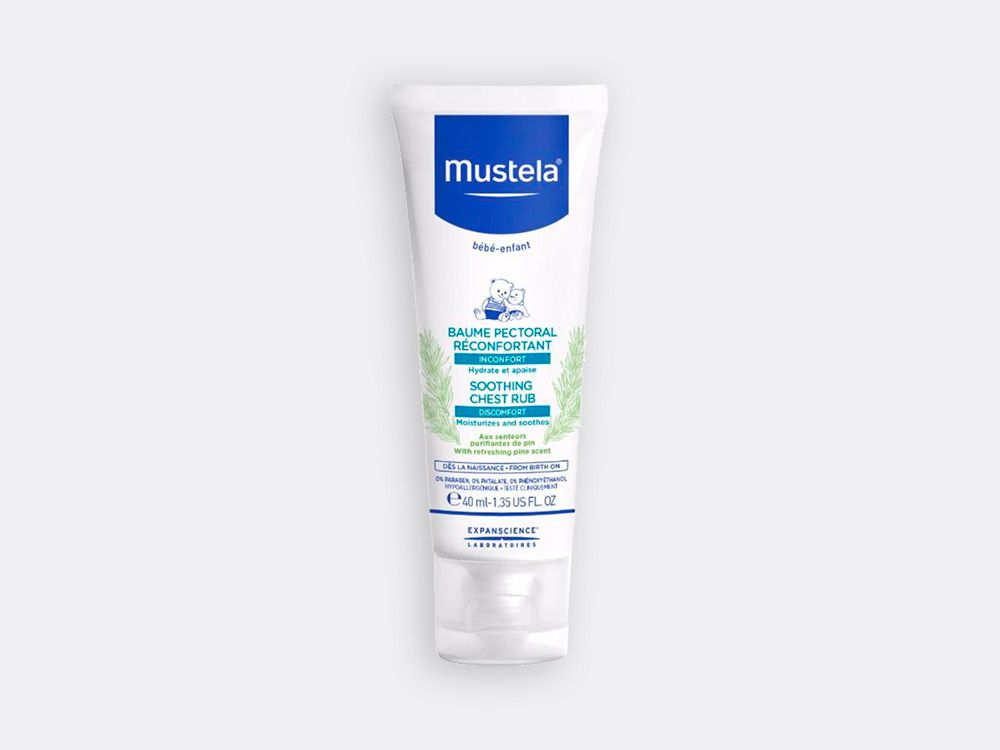 Laboratoires Expanscience Polska Sp. Z O Expanscience Mustela Bebe Enfant, Soothing Chest Rubbing Balm 40 Ml