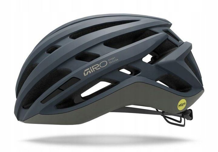 Giro Agilis Mips Cykelhjelm - Str. M (55-59 Cm) - Matt Safirblå
