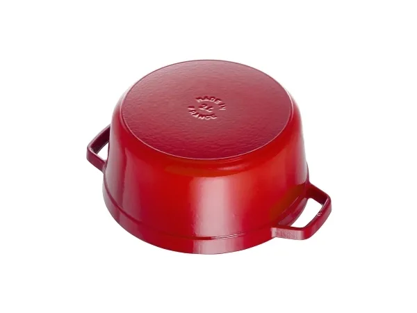 Staub 40509-840-0, 5,2 l, Röd, Gjutjärn, Emalj, Frankrike, 26 cm | Vitvaror - Vitvaror tillbehör - Ugnstillbehör | GameStuff