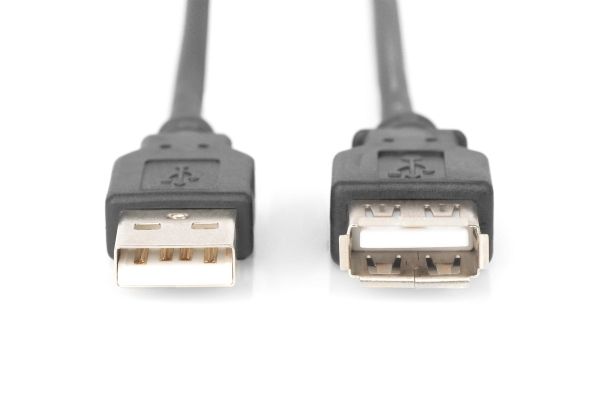 ASSMANN - USB-förlängningskabel - USB (hane) till USB (hona) - USB 2.0 - 1.8 m - formpressad - svart | Annan EL - Övriga artiklar | GameStuff