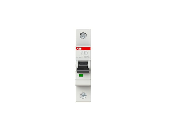 Abb 2Cds251001r0378 S201-Z6 Ledningssikkerhedsafbryder 1-Flg
