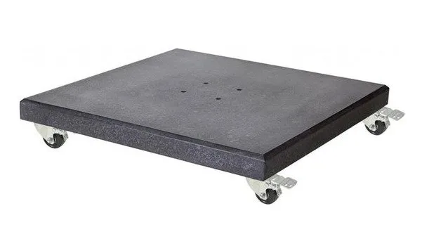 Platinum Modena 90kg Granit - Sort poleret - Parasolfod