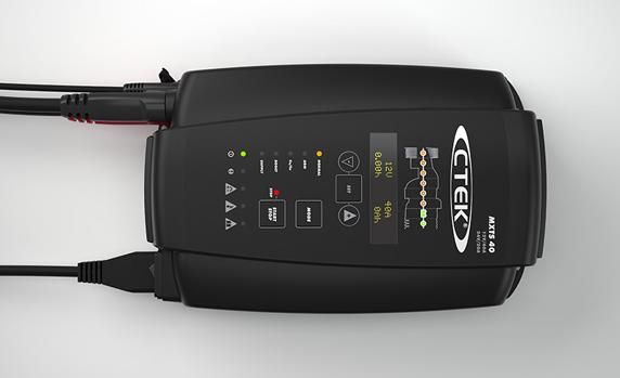 Ctek MXTS 40, 12 V, IP20, Sort, 1,3 kg, 3 A