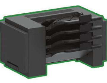Lexmark 4-Bin Mailbox - Printerpostkasse - 100 Ark I 4 Bakke - For Lexmark B2865, Ms725, Ms821, Ms822, Ms823, Ms825, Ms826, Mx822, Mx826, Xm7355,