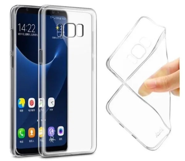 Transparent Silicone backcover til Samsung S9