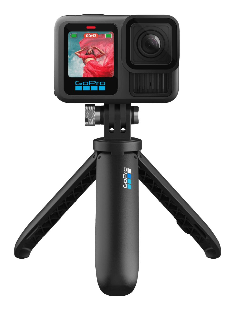 Gopro Shorty Mini Ext. Pole + Tripod All Hero Cameras, Extend Pole, 60 G, Black