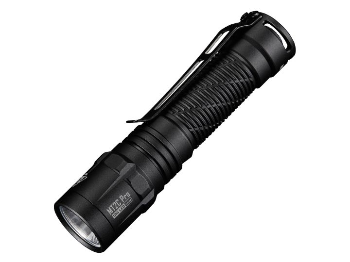 Nitecore MT2C Pro, Hånd lommelygte, Sort, Aluminium, Knapper, 2 m, 2 m