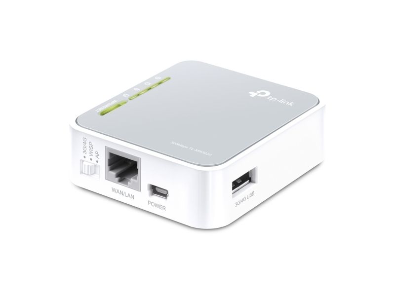 Tp-Link Tl-Mr3020, Wi-Fi 4 (802.11N), Einzelband (2,4Ghz), Ethernet/Lan, 3G, Grau, Weiß, Tragbarer Router