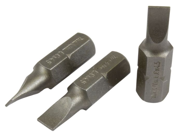 Makita B-23525, 3 Stück(E), Kreuz, 1/4", Ph 1, 0.6 Mm, Sl0.6X4,5
