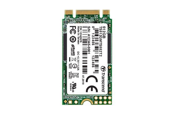 Transcend Mts552t2, 512 Gb, M.2, 560 Mb/S, 6 Gbit/Sek.