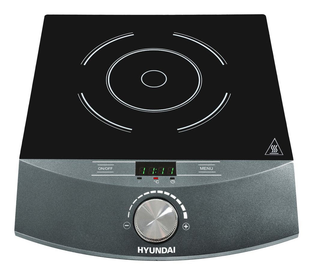 Hyundai IND 133, Sort, Bordplade, 30 cm, Zone induktionskogeplade, Keramisk, 1 zone(s)