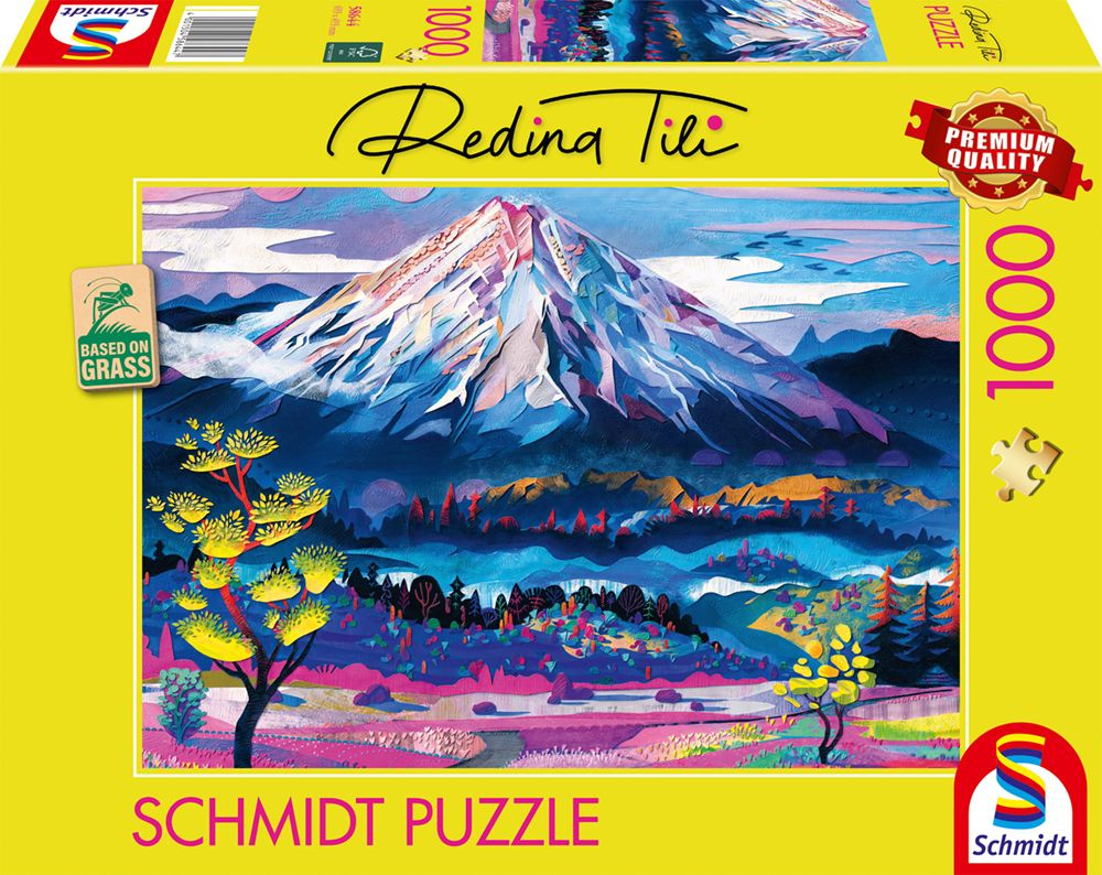 Schmidt Spiele 58644 Redina Tili Die Ruhe Des Berges Puzzle, 1.000 Teile, 1000 Stück(E), Landschaft, 12 Jahr(E)