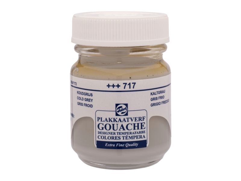 Talens Gouache Extra Fine Quality Bottle Cold Grey 717