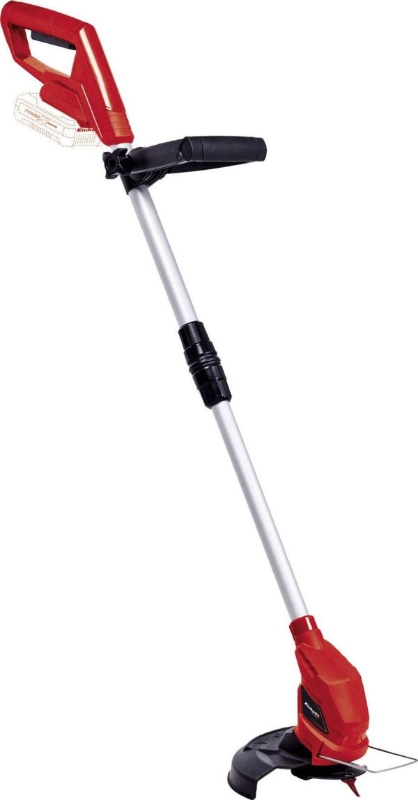 Einhell Gc-Ct 18/24, Rasentrimmer, 24 Cm, Klinge &Amp Nylonfaden, D-Schlaufengriff, 8500 U/Min, Schwarz, Rot - Solo