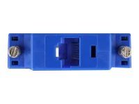 Delock D-Sub 25 Pin Stecker Zu Rj45 Buchse Montagesatz Blau, D-Sub 25 Pin, Rj45 Jack, Blau